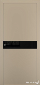 Двері модель 806 Магнолія (планілак чорний) - terminus.ua
