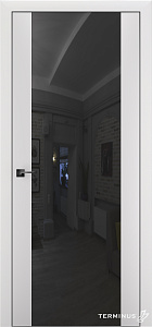 Двері модель 808 Білі (дзеркало графіт) - terminus.ua