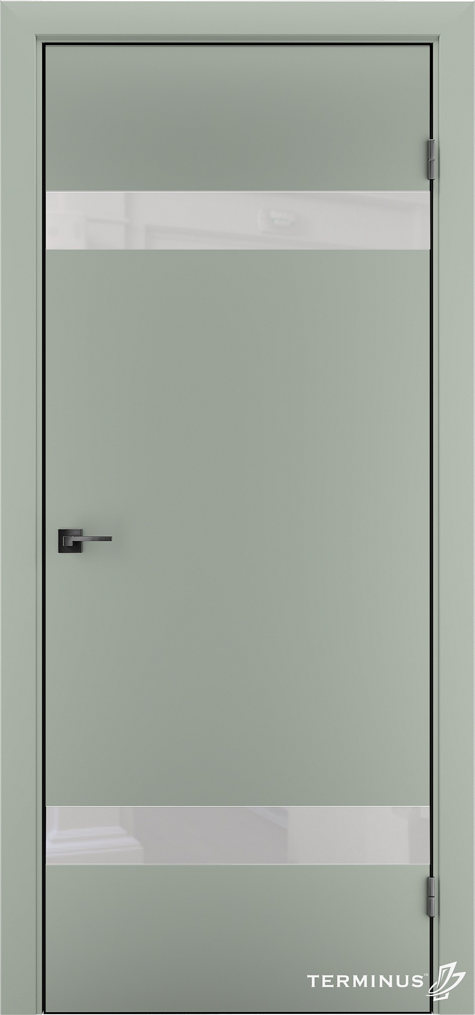Двери модель 810 Оливин (планилак белый)