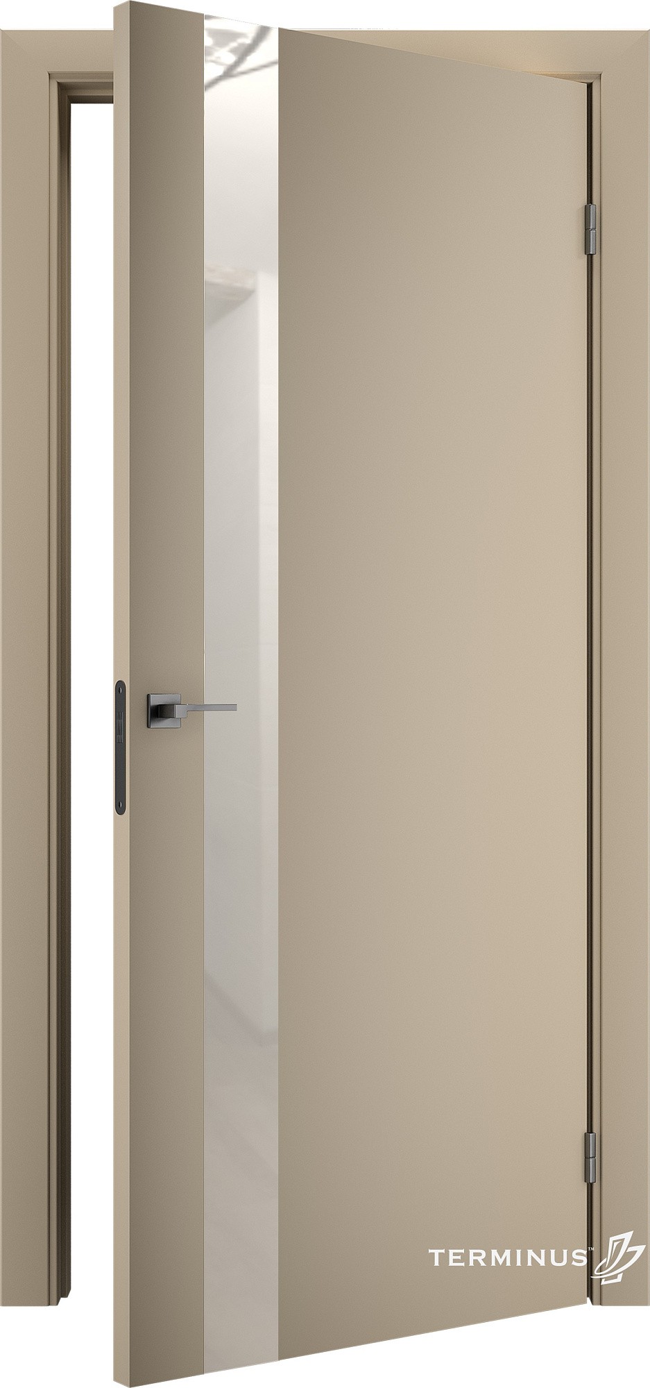 Двери модель 802 Магнолия (планилак молочный) №1