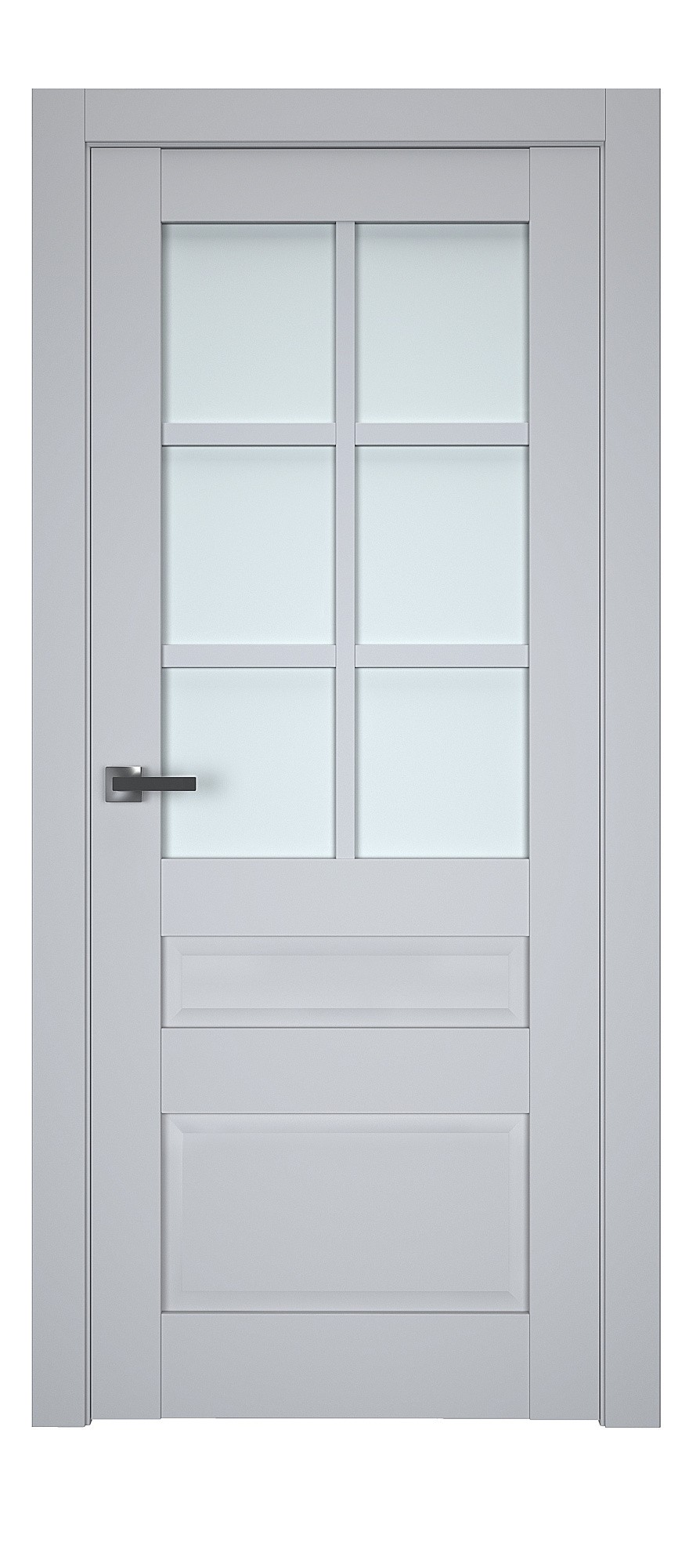 Двері модель 607 Сірий (засклена)