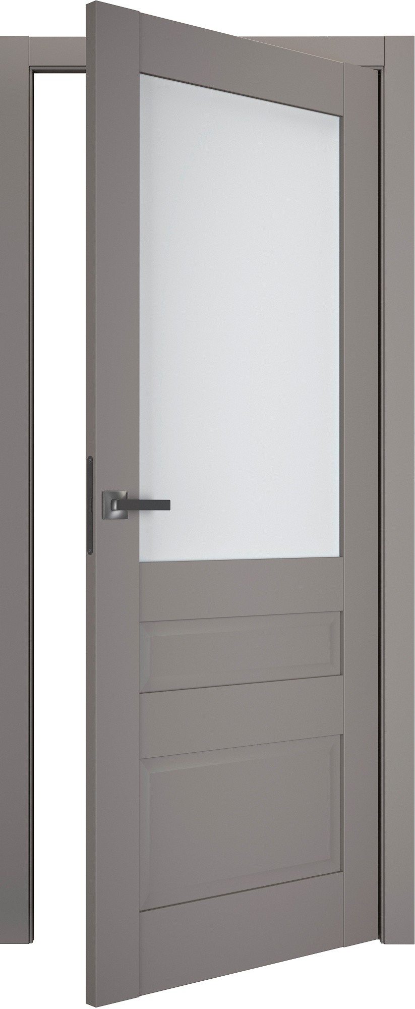 Двери модель 608 Оникс (остекленная) №1