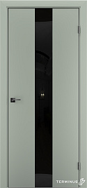 Двері модель 804 Оливін (планілак чорний) - terminus.ua