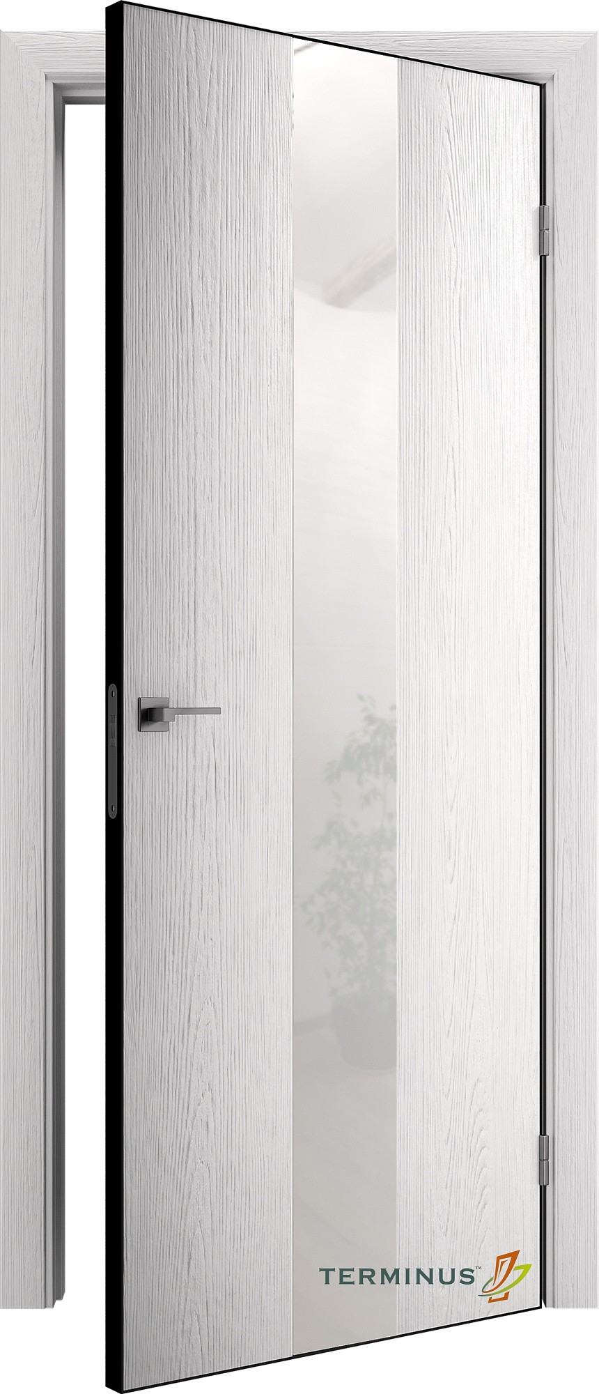 Двери модель 804 Артика (планилак белый) №1