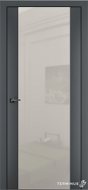Двери модель 808 Антрацит (планилак молочный) - terminus.ua