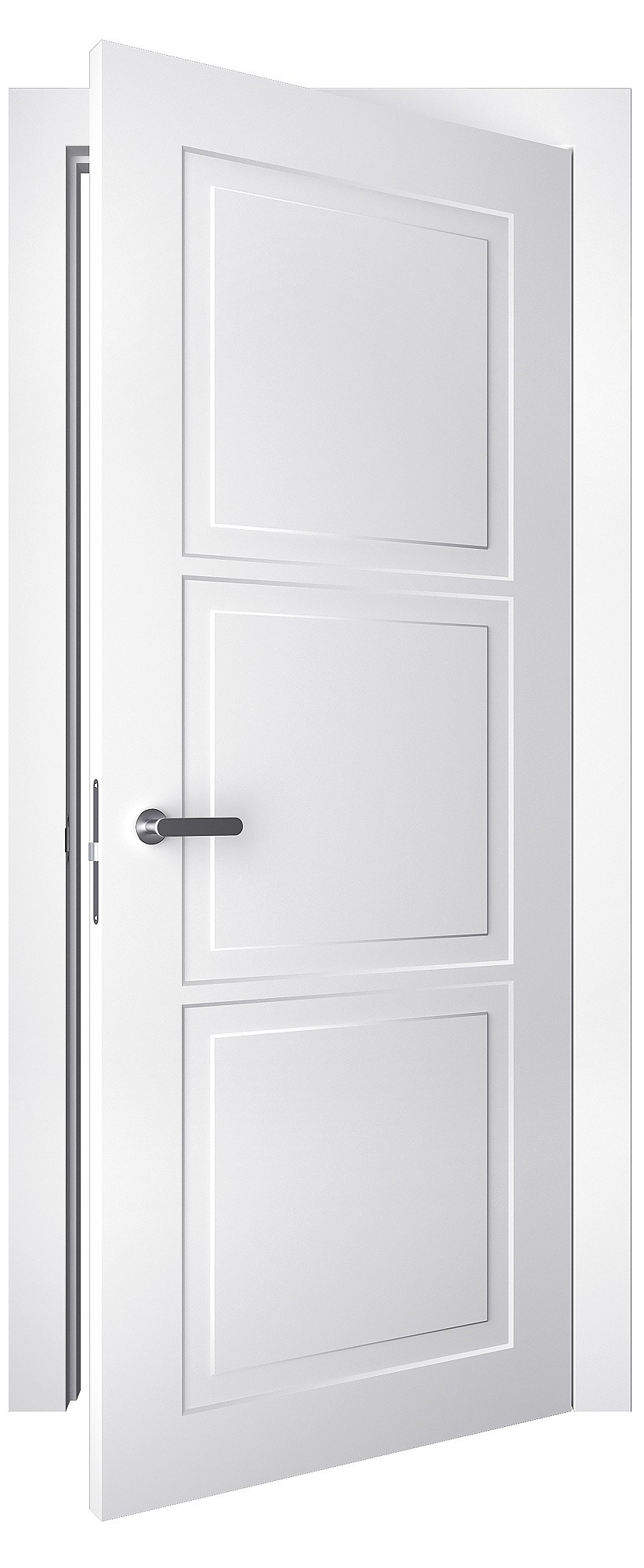 Двері модель 706.3 Біла Емаль (глуха) №1