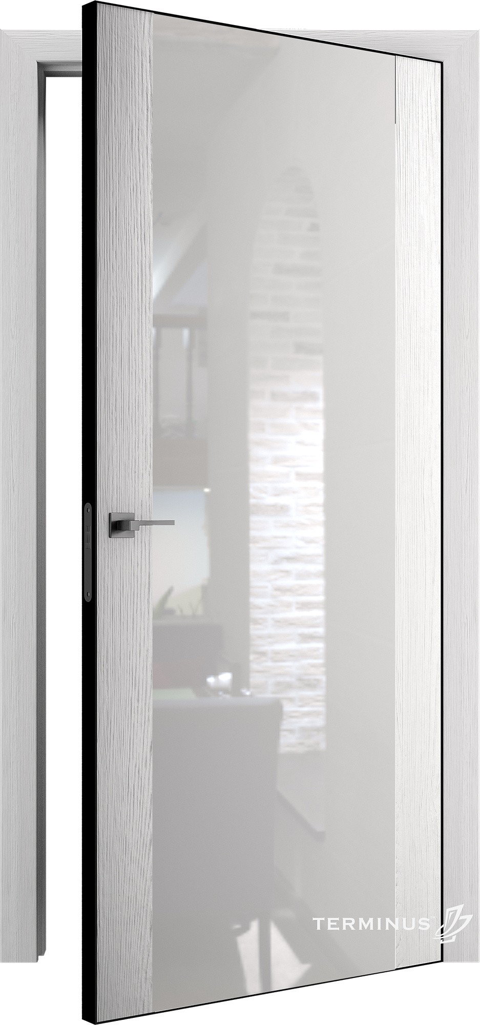 Двері модель 808 Артика (планілак білий) №1