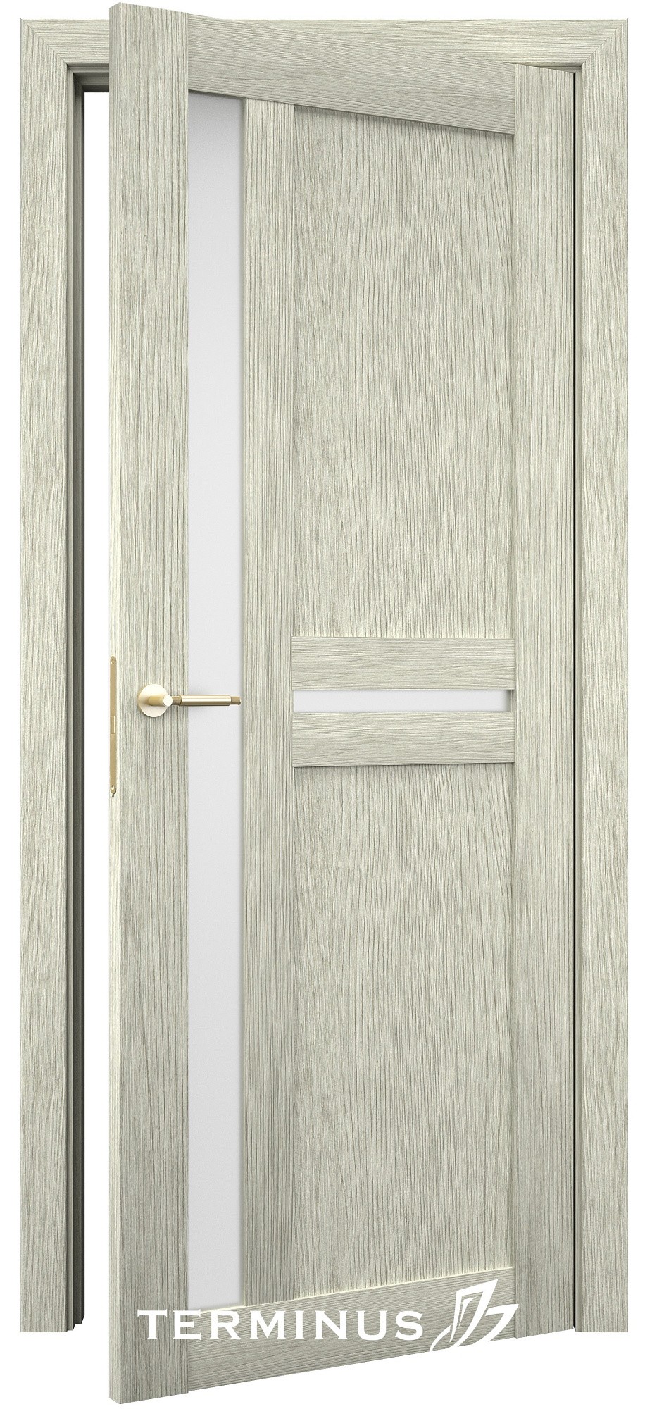 Двери модель 106 Зефир (остекленная) №1