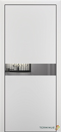 Двері модель 806 Білі (дзеркало срібло) - terminus.ua