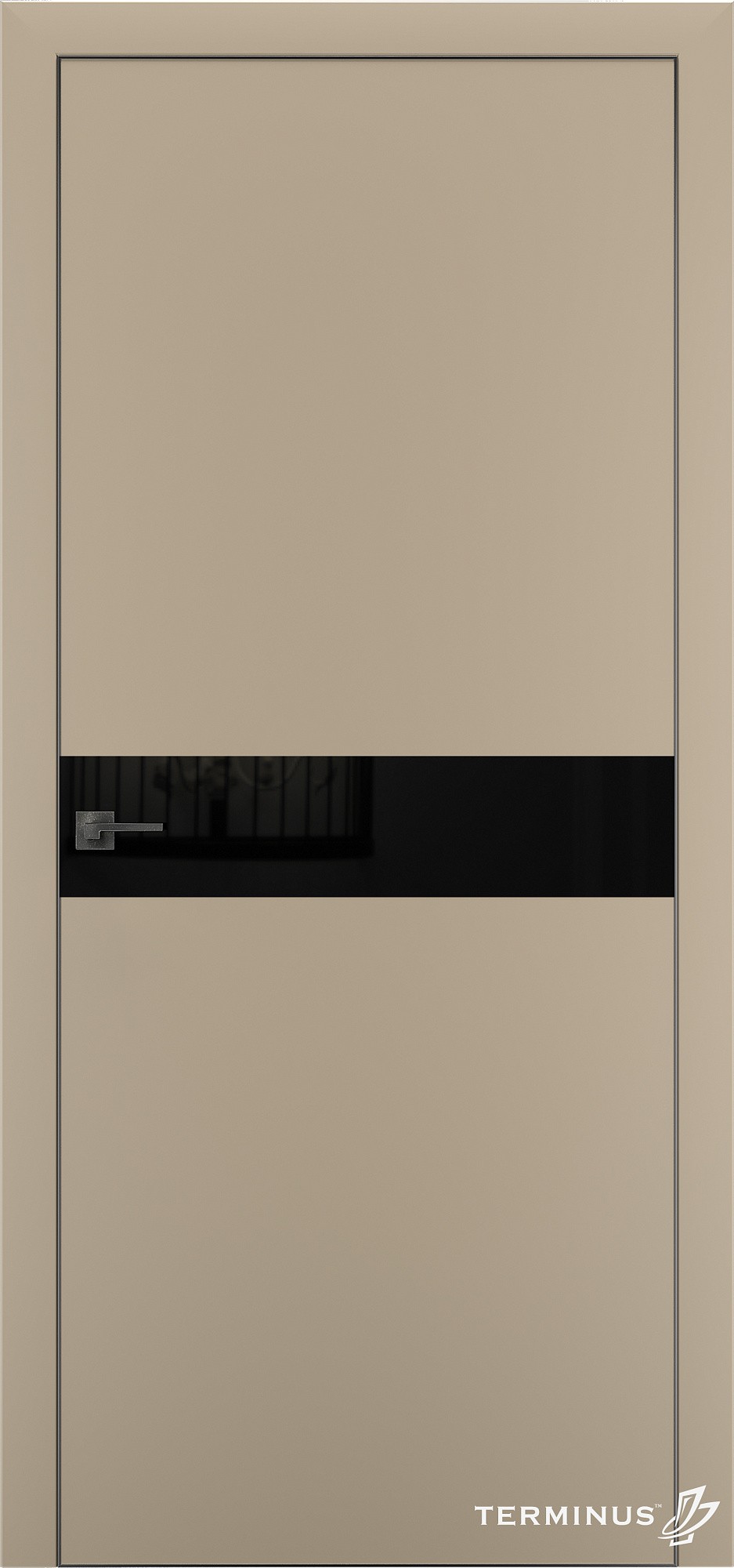 Двери модель 806 Магнолія (планилак чёрный)