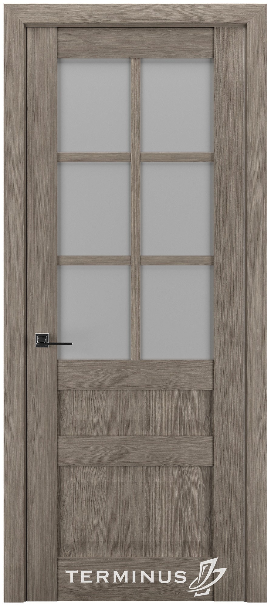 Двері модель 607 Тундра (засклена)