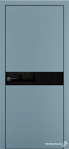 Двері модель 806 Аквамарин (планілак чорний) - terminus.ua