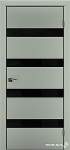 Двері модель 809 Оливін (планілак чорний) - terminus.ua
