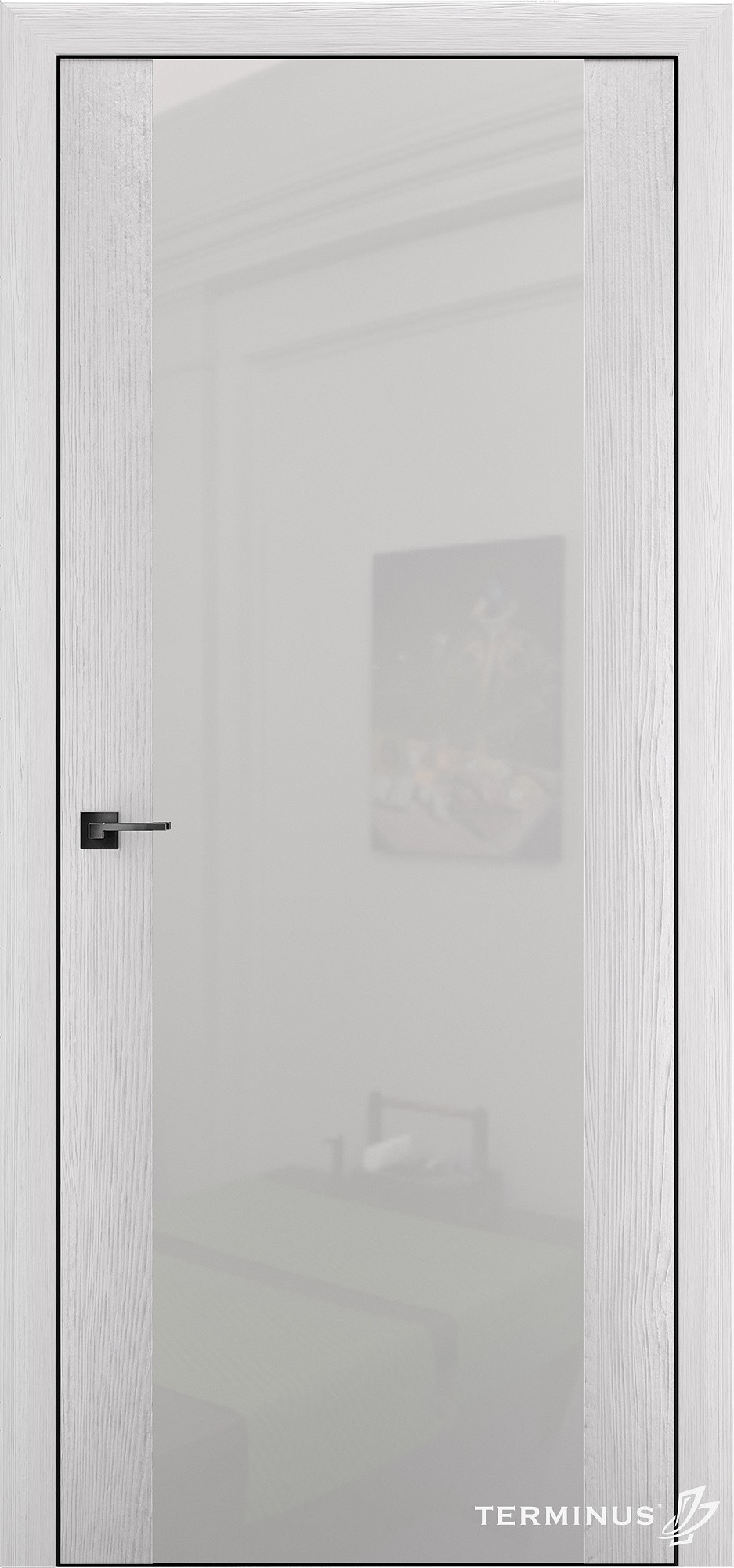 Двері модель 808 Артика (планілак білий)