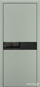 Двери модель 806 Оливин (зеркало графит) - terminus.ua