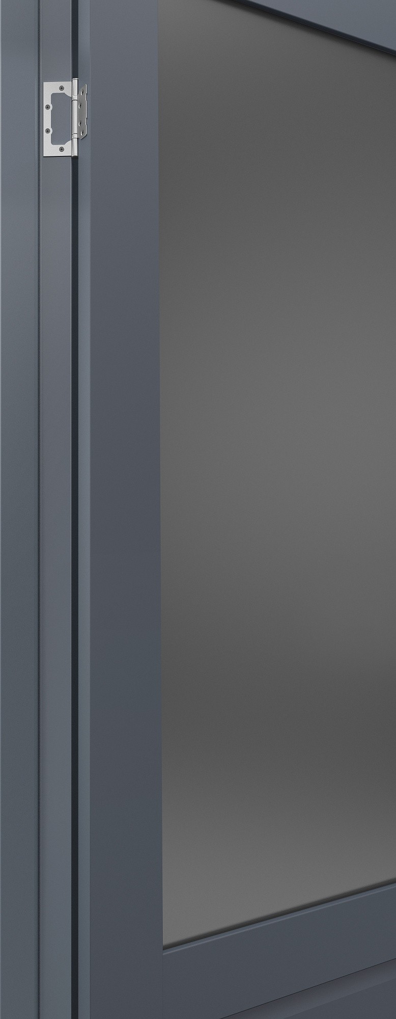 Двери модель 606 Антрацит (остекленная) №1