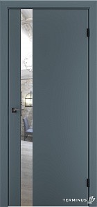 Двері модель 802 Малахіт (дзеркало срібло) - terminus.ua
