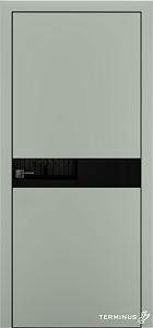 Двері модель 806 Оливін (планілак чорний) - terminus.ua
