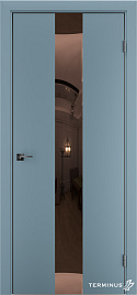 Двері модель 804 Аквамарин (дзеркало бронза) - terminus.ua