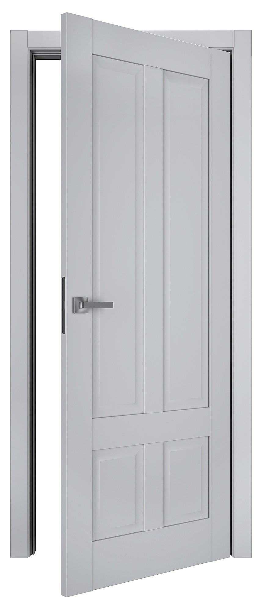 Двери модель 609 Серый (глухая) №1