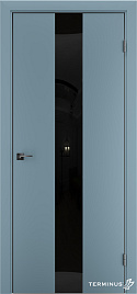 Двері модель 804 Аквамарин (планілак чорний) - terminus.ua