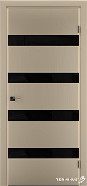 Двері модель 809 Магнолія (планілак чорний) - terminus.ua