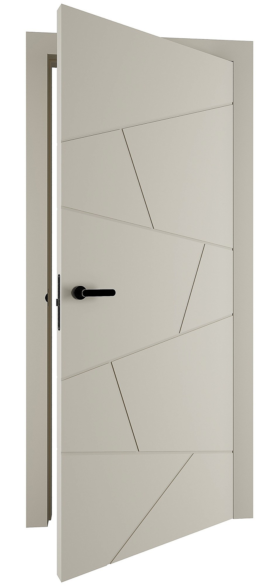 Двері модель 714 Крема емаль №1