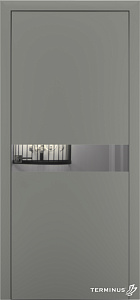 Двері модель 806 Онікс (дзеркало срібло) - terminus.ua