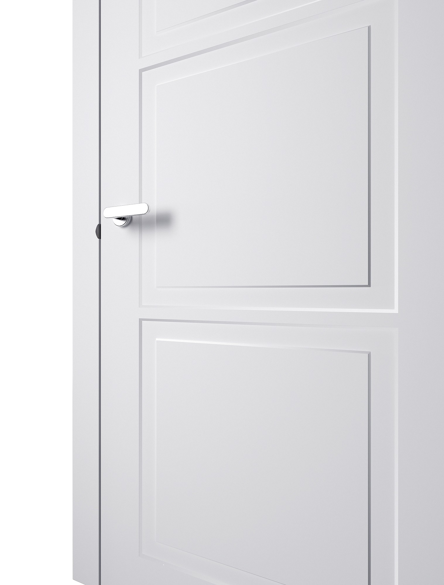 Двері модель 706.3 Біла Емаль (глуха) №2
