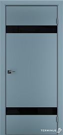 Двері модель 810 Аквамарин (планілак чорний) - terminus.ua
