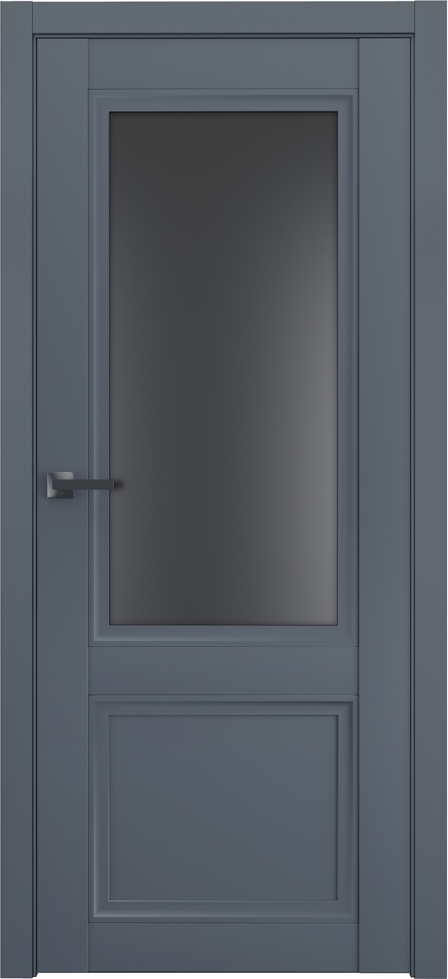 Двері модель 402 Антрацит (засклена)