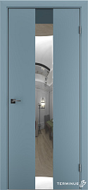 Двері модель 804 Аквамарин (дзеркало срібло) - terminus.ua