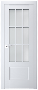 Двери модель 604 Белая (остекленная) - terminus.ua