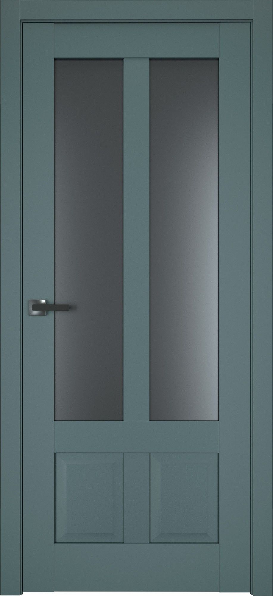 Двері модель 609 Малахіт (засклена)