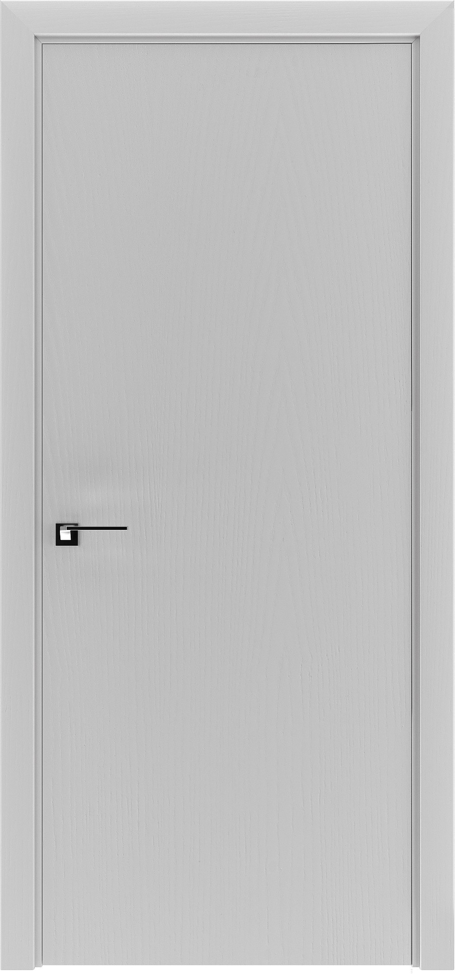 Двери модель 01 Ясень белый эмаль (глухая)