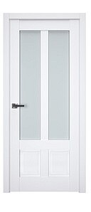 Двері модель 609 Білий мат (засклена) - terminus.ua