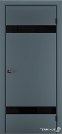 Двери модель 810 Малахит (планилак чёрный) - terminus.ua