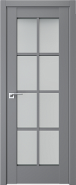 Двери модель 601 Серый (остекленная) - terminus.ua