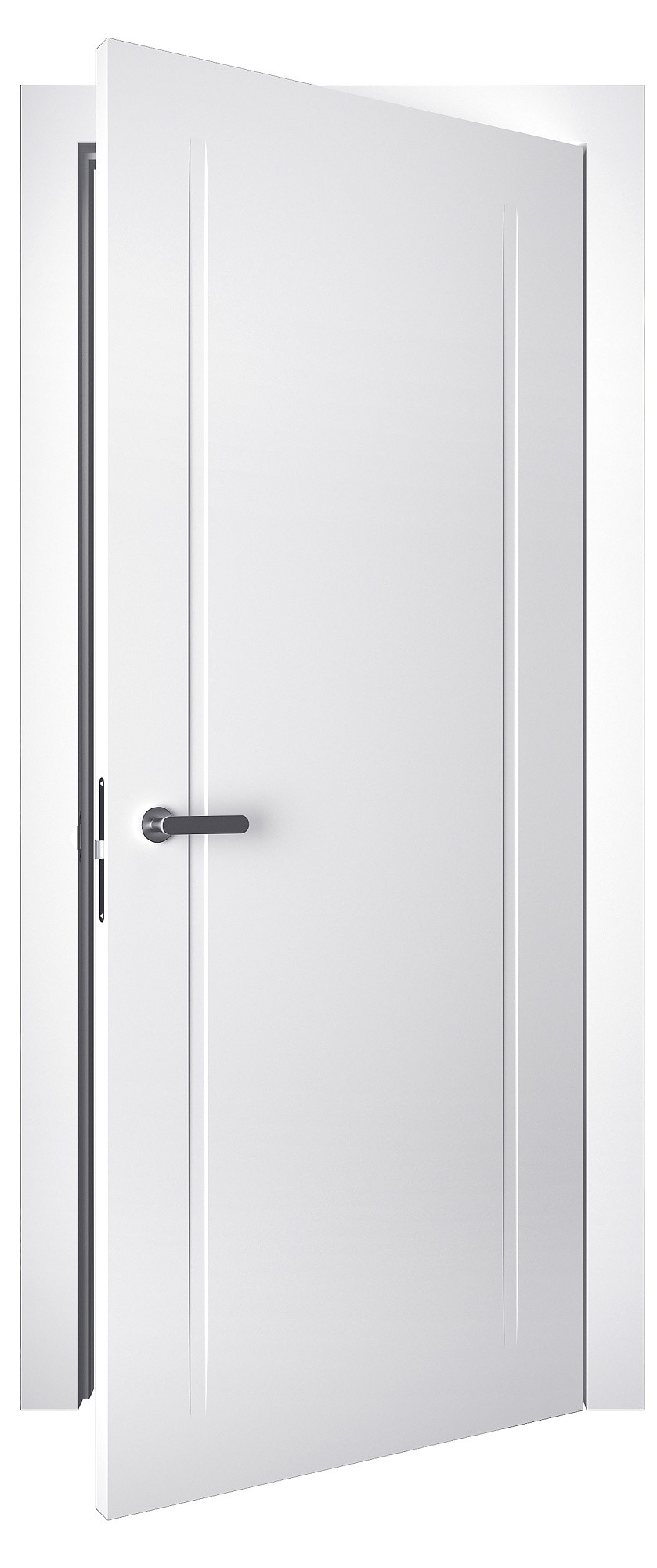 Двері модель 705.3 Біла Емаль (глуха) №1