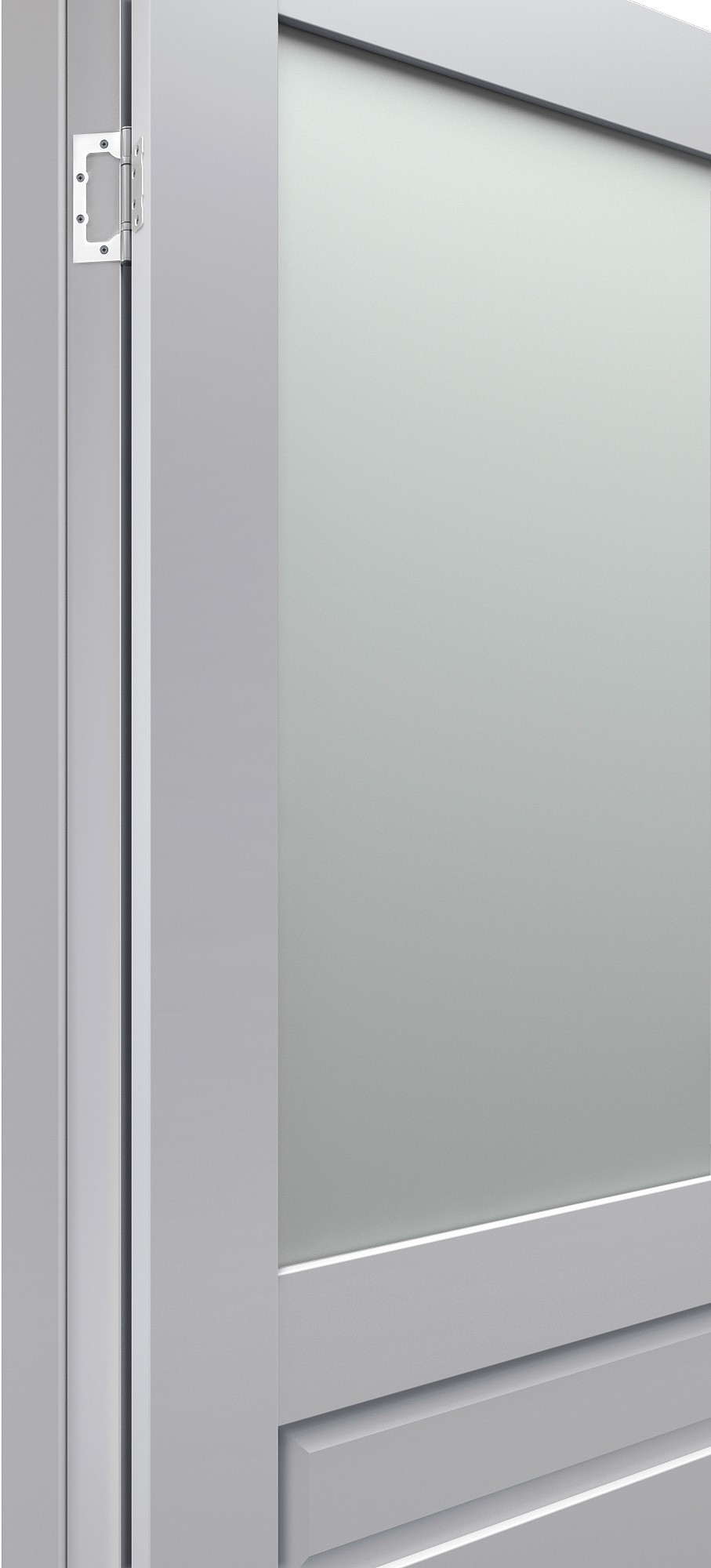 Двері модель 608 Сірий (засклена) №2