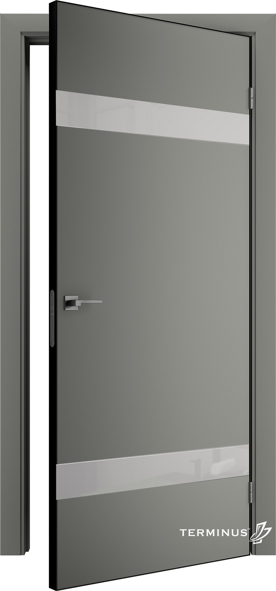 Двери модель 810 Оникс (планилак белый) №1