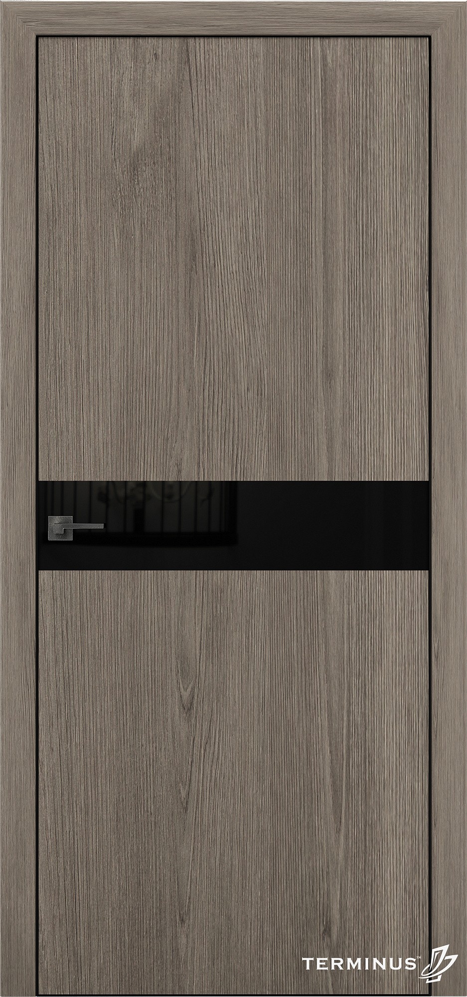 Двері модель 806 Тундра (планілак чорний)