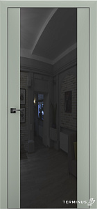Двері модель 808 Оливін (дзеркало графіт) - terminus.ua