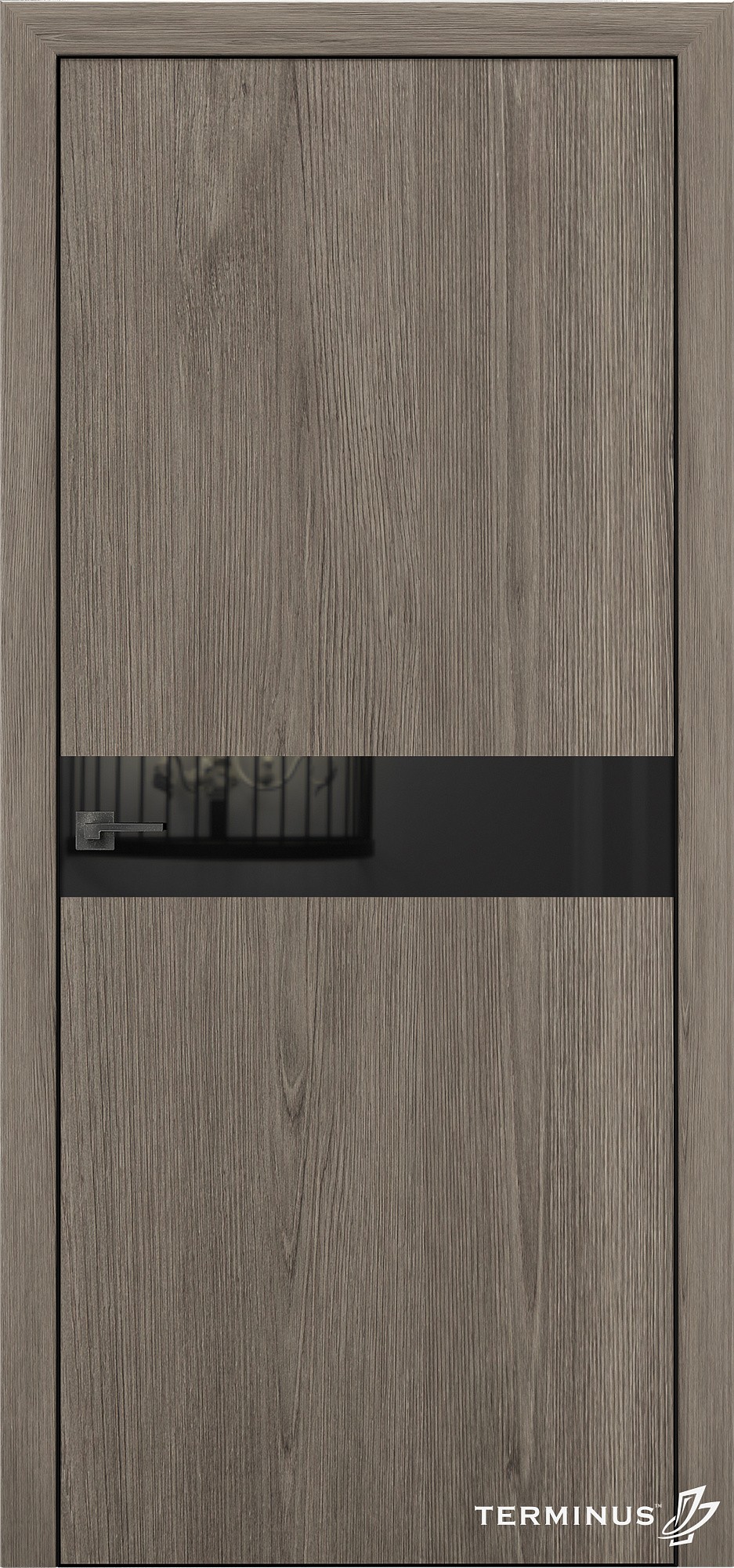 Двері модель 806 Тундра (дзеркало графіт)