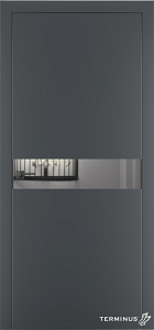 Двері модель 806 Антрацит (дзеркало срібло) - terminus.ua
