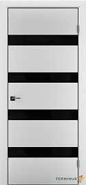 Двері модель 809 Білі (планілак чорний) - terminus.ua
