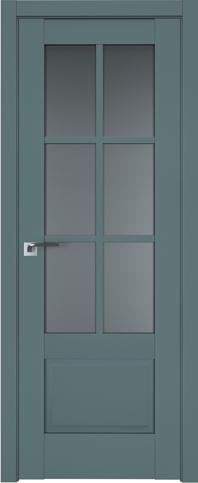 Двери модель 602 Малахит (остекленная)