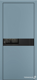 Двери модель 806 Аквамарин (зеркало графит) - terminus.ua