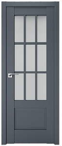 Двери модель 604 Антрацит (остекленная) - terminus.ua