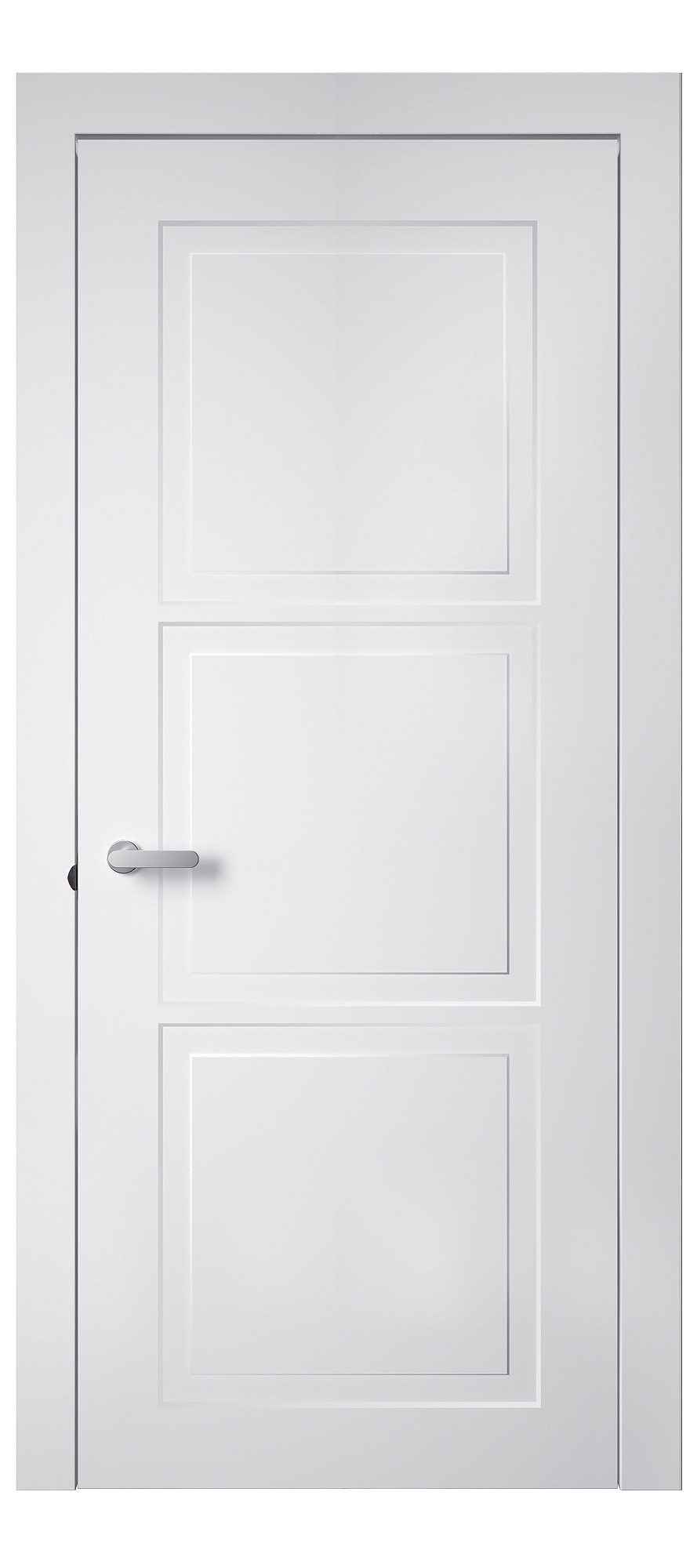 Двері модель 706.3 Біла Емаль (глуха)